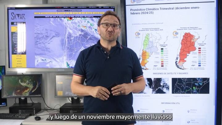 Pronóstico para diciembre, enero y febrero