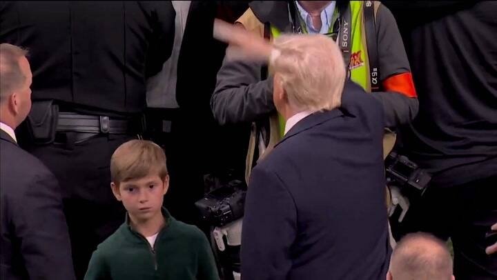 Donald Trump en el Super Bowl