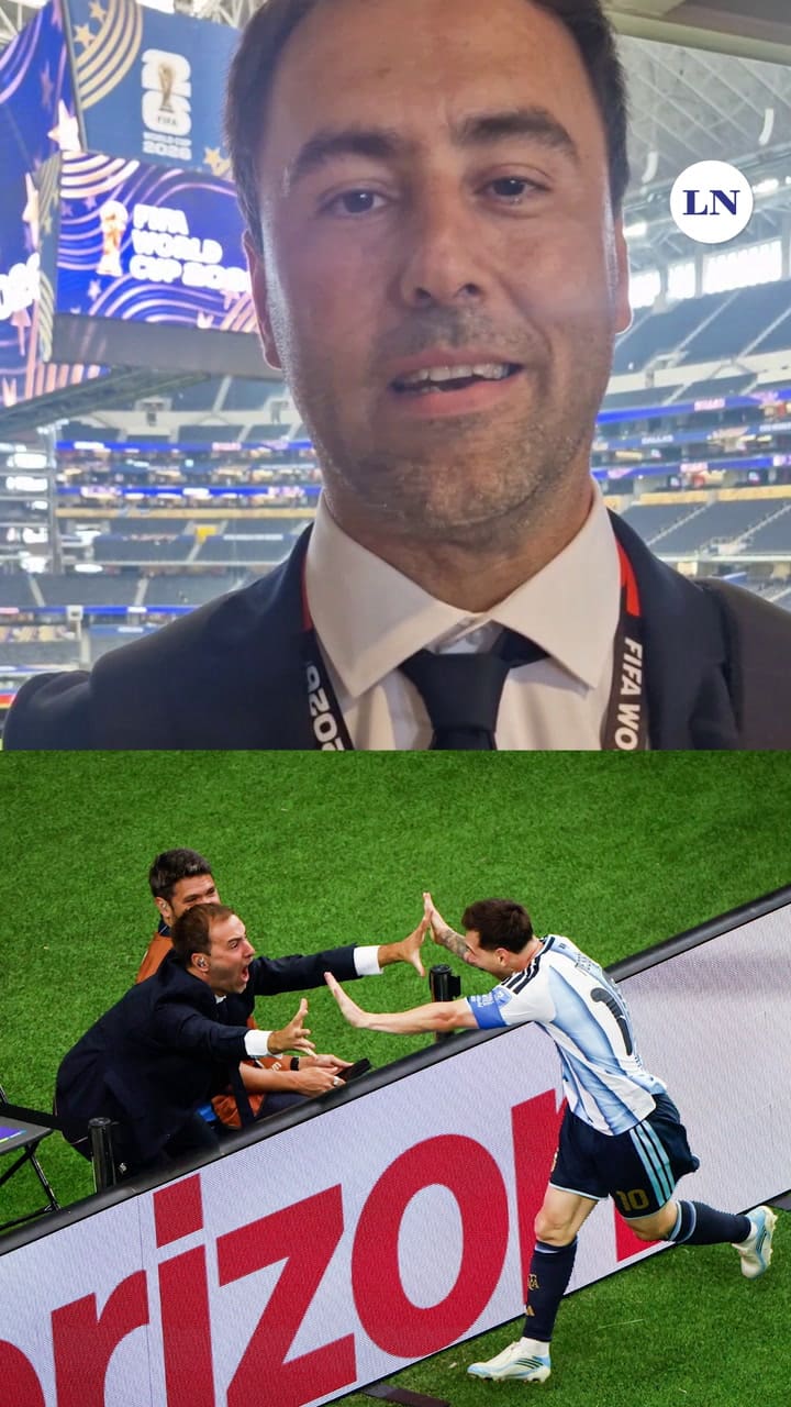 La palabra de Joaquín Bruno, el periodista que festejó el segundo gol con Messi; por Leandro Contento