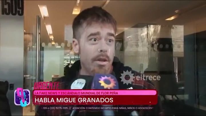 Migue Granados habló sobre el escándalo en Luzu TV tras los dichos de Flor Peña