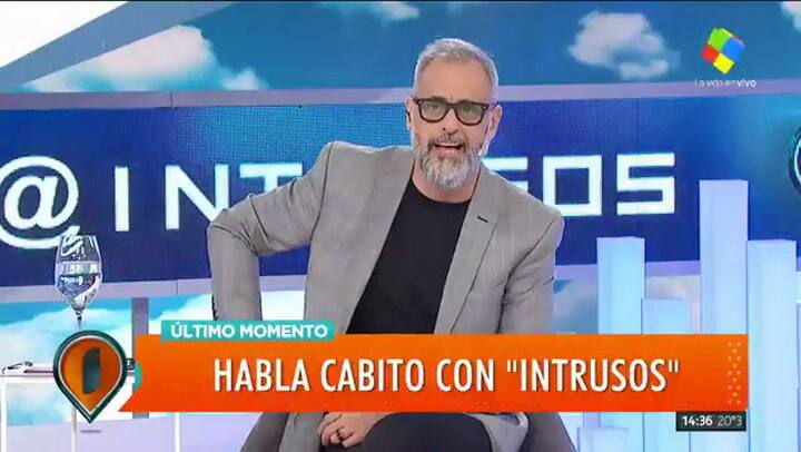 Las palabras de Cabito en Intrusos tras su desvinculación en Basta de Todo - Fuente: Twitter