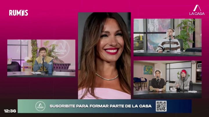 La emoción de Pampita al confirmar que recuperó los teléfonos robados. Fuente: La Casa Streaming