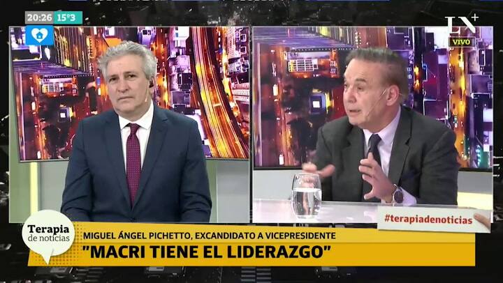 Pichetto: 'La intención de Larreta es ser presidente'