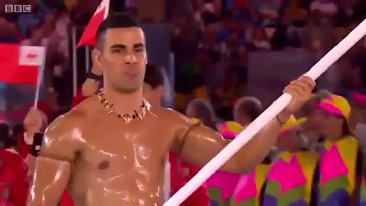El abanderado de Tonga