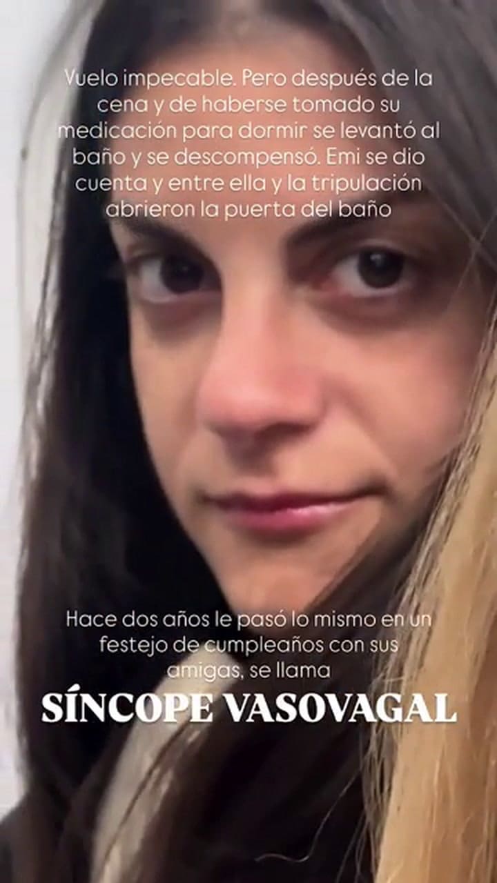 El inesperado momento que vivió Belu Lucius y su hermana con el desmayo de su mamá en pleno vuelo