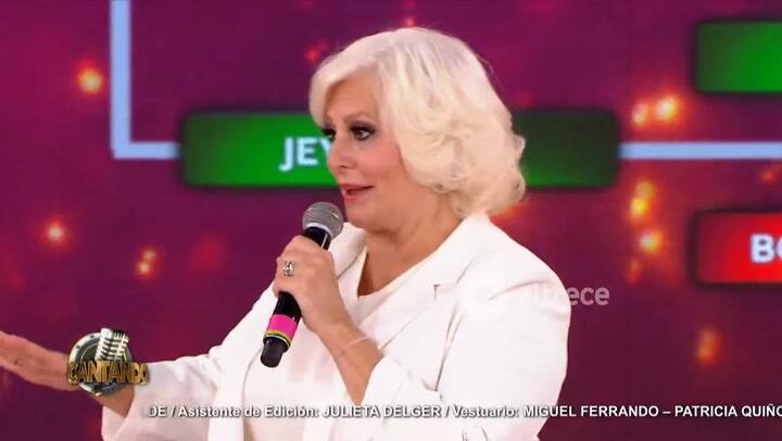 Cantando 2020. Luisa Albinoni se despidió con lagrimas del programa - Fuente: eltrece