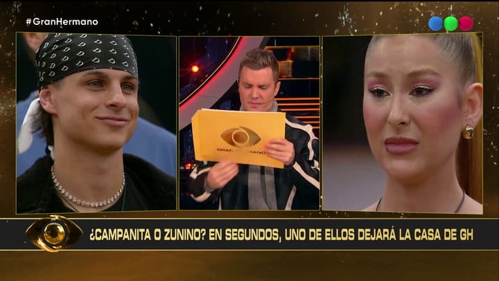 Zunino es el nuevo eliminado de Gran Hermano