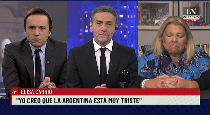 Carrió: 'CFK volteó a Alberto Fernández como Presidente'
