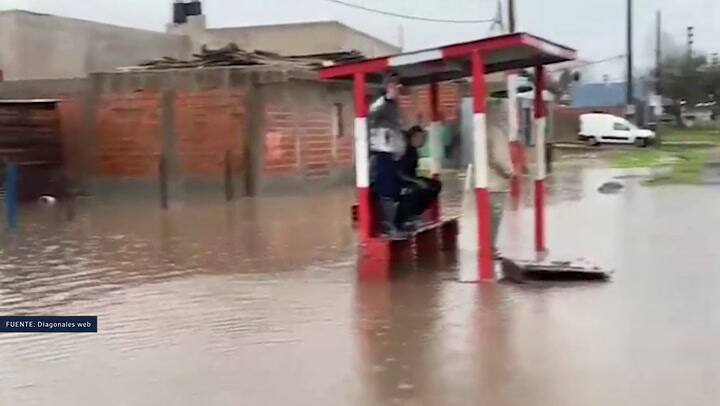 Así muestran los vecinos de La Plata la inundación
