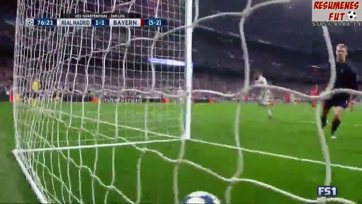 El gol de Cristiano Ronaldo (1-1)