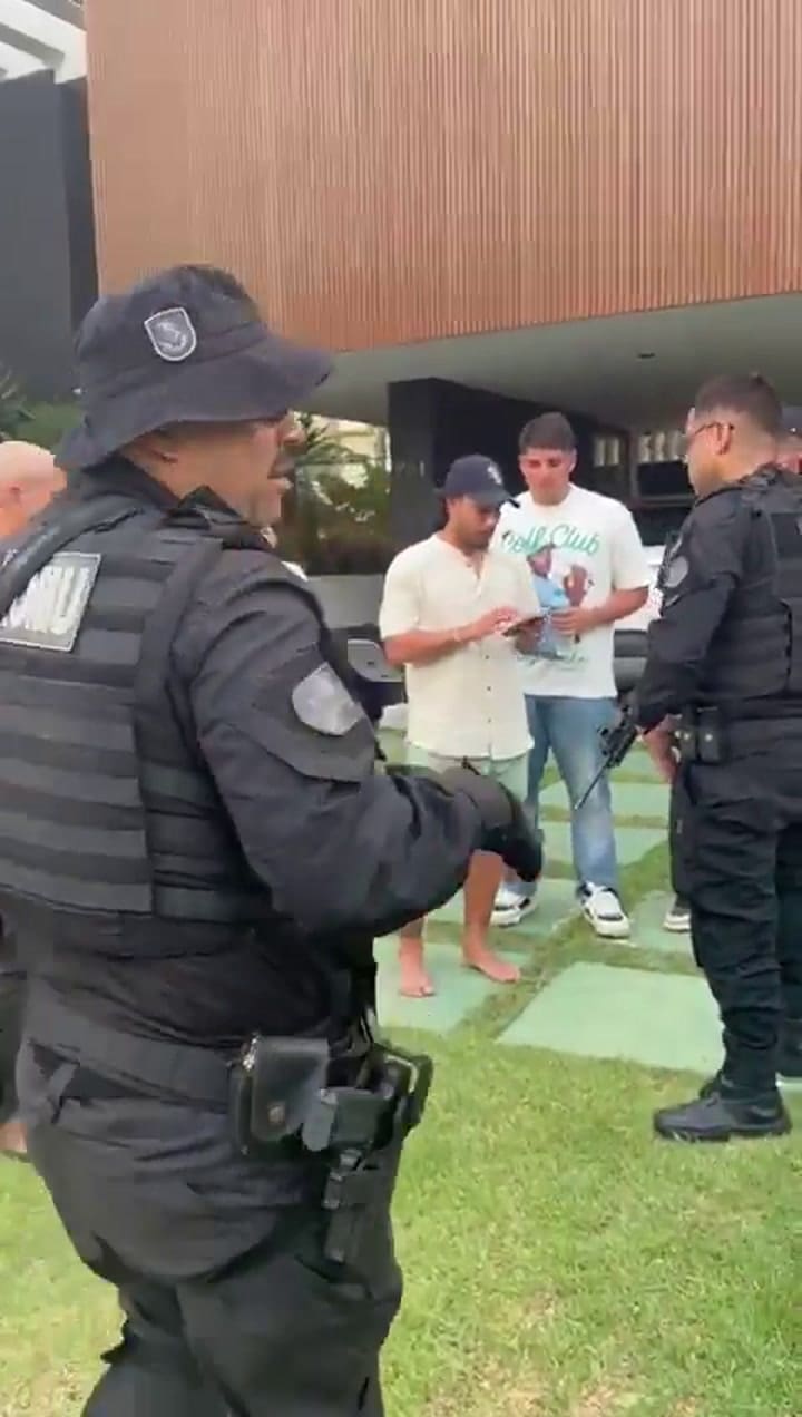 Video del altercado de los jugadores brasileños