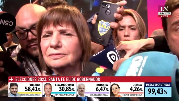Patricia Bullrich junto a Maximiliano Pullaro: “Enterramos al kirchnerismo en Santa Fe”