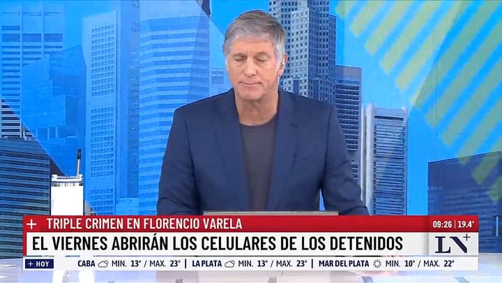 Gonzalo Fuenzalida, abogado de la familia de Lara, en dialogo con LN+