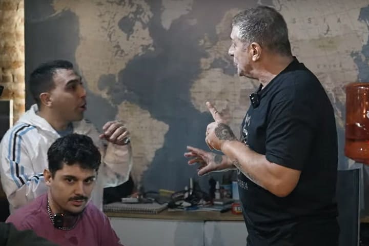 El video de la pelea entre el Turco García y un exbarra de Racing