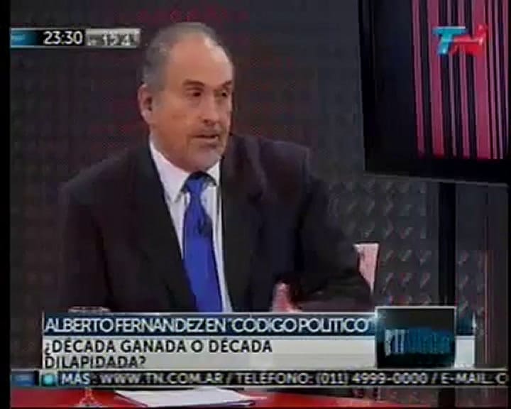 Alberto Fernández cuando criticaba los controles de precios que realizaba La Cámpora