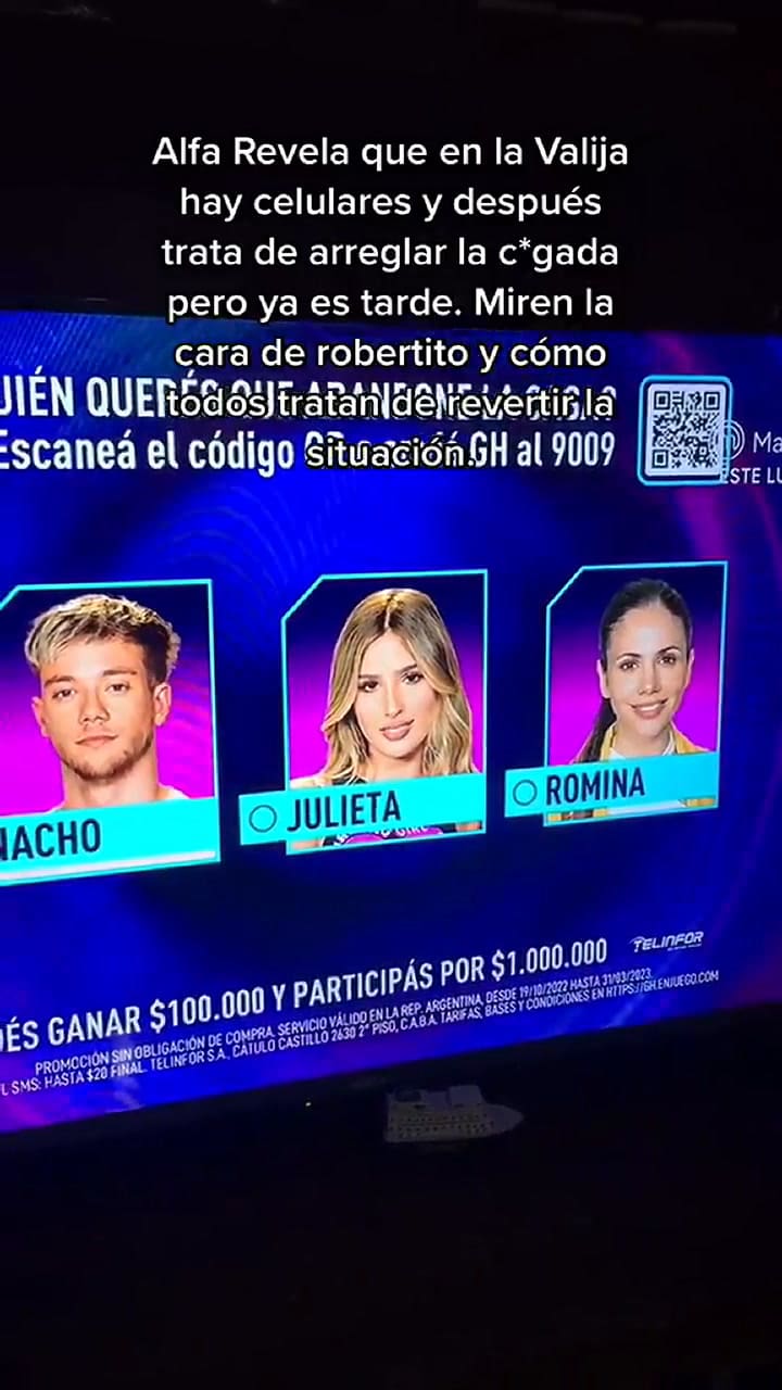 Alfa reveló lo que hay en el interior de la valija
