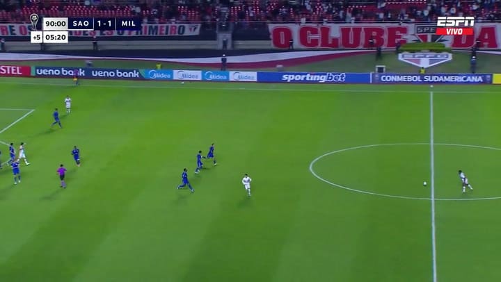 El polémico final de San Pablo-Millonarios