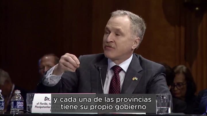 Parte de las declaraciones de Peter Lamelas, embajador designado por Trump para la Argentina
