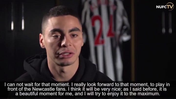 Las expectativas de Almirón - Fuente: Newcastle United FC