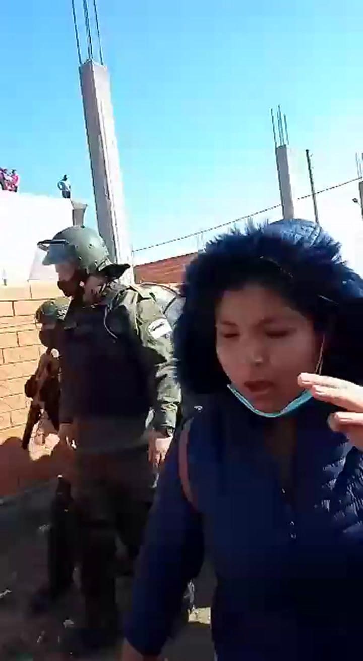 Desalojo en Lomas
