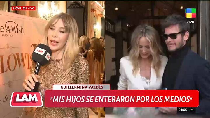 Guillermina Valdes opinó sobre la separación de Julieta Prandi y Emanuel Ortega