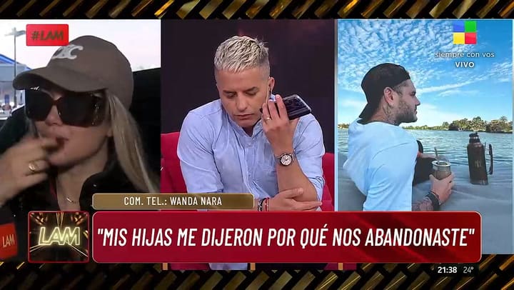 Wanda Nara se quebró al hablar de sus hijas