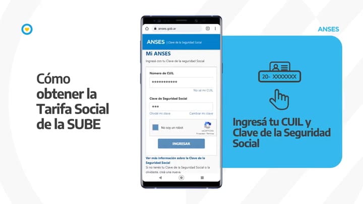 ¿Cómo obtener la tarifa social en la tarjeta SUBE?