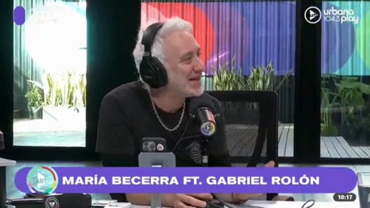 El momento en el que María Becerra se quiebra al escuchar a Gabriel Rolón