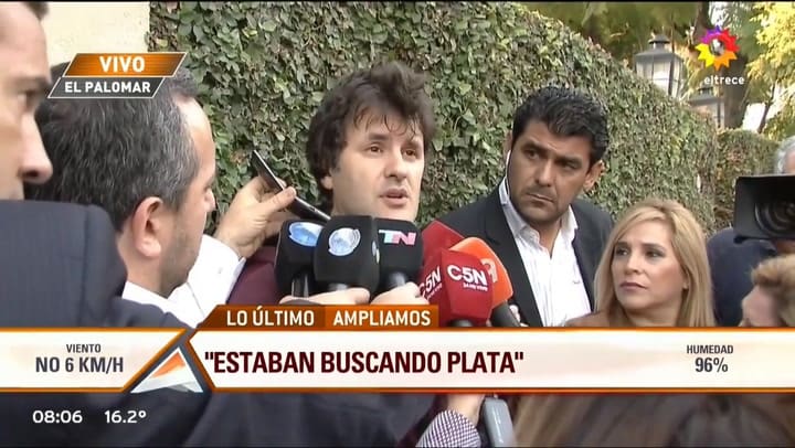 Ciro Martínez destacó que le robaron una tostadora