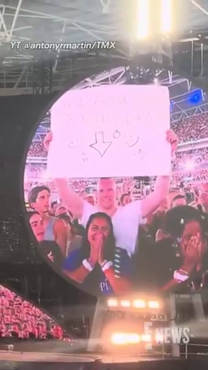 El cantante de Coldplay volvió a hacer referencia al polémico momento de Andy Byron y Kristin Cabot en pleno show (Video: X)