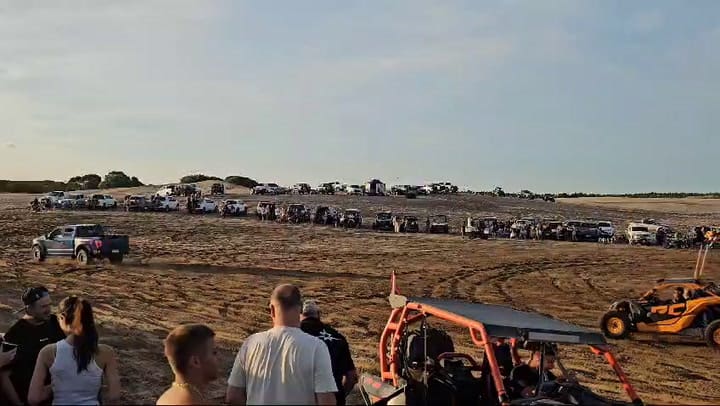 Cinco hombres fueron detenidos por correr picadas ilegales en Pinamar