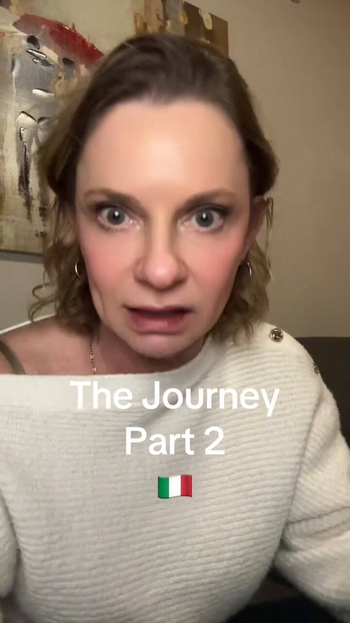 Lea Black en 2024 mientras explicaba en su cuenta de TikTok como obtuvo la doble ciudadanía