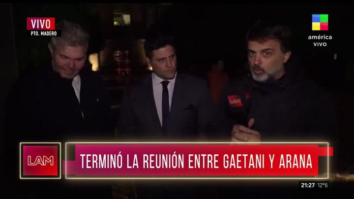 El encuentro entre Facundo Arana y Romina Gaetani