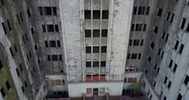 El Elefante Blanco desde un dron - Crédito: Prensa GCBA