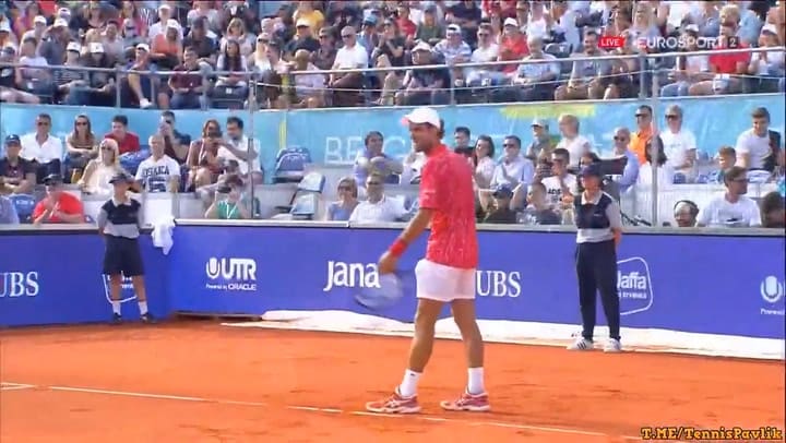 El niño ball boy que le ganó un punto a Djokovic