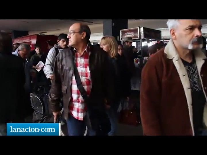 El estado de los trenes en Once