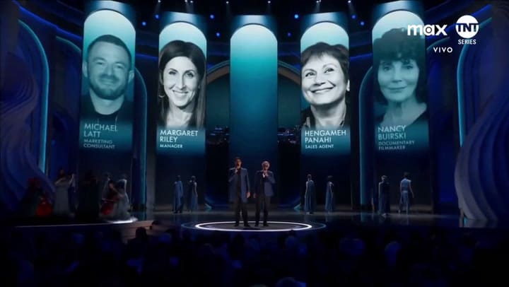 Así fue el "In Memoriam" de los Premios Oscar 2024