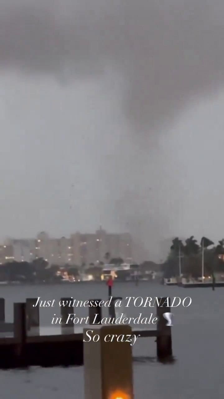 El impacto del tornado en la popular zona de Las Olas, en Fort Lauderdale