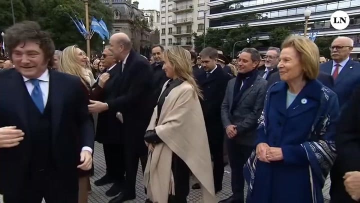El presidente Milei encabezó el acto por el paso a la inmortalidad de José de San Martín