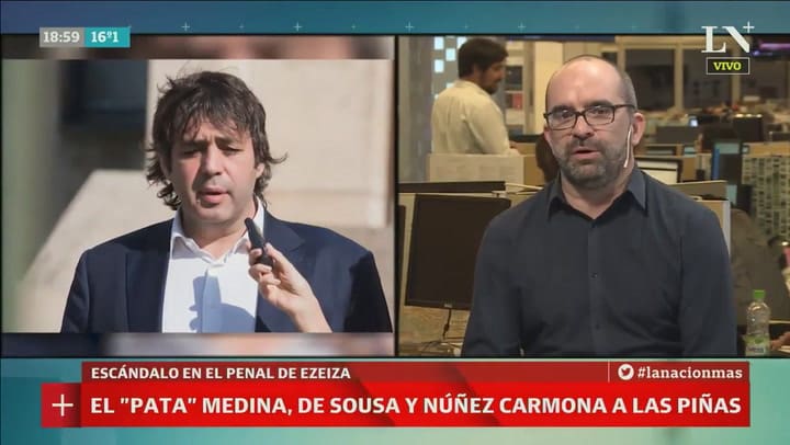 Medina, De Sousa y Núñez Carmona, a las piñas