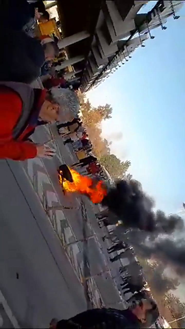 Esta mañana se desató un conflicto en el Mercado Central que duró hasta cerca del mediodía