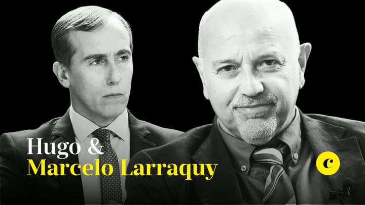 Marcelo Larraquy con Hugo Alconada Mon