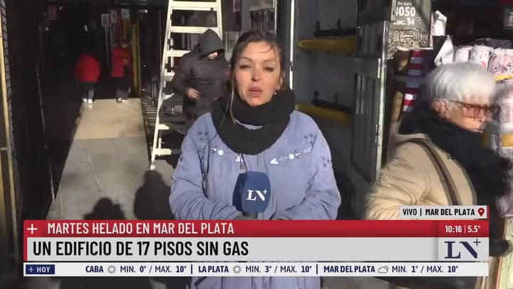 Corte de gas en plena ola polar