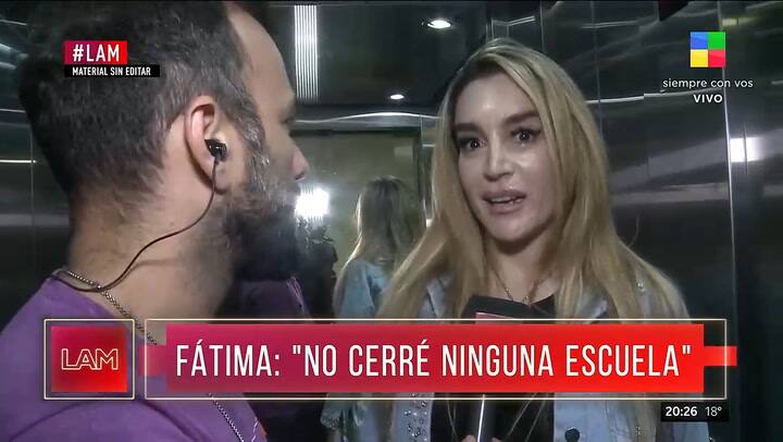 Fatima Florez aclaro su malentendido el dia de las elecciones