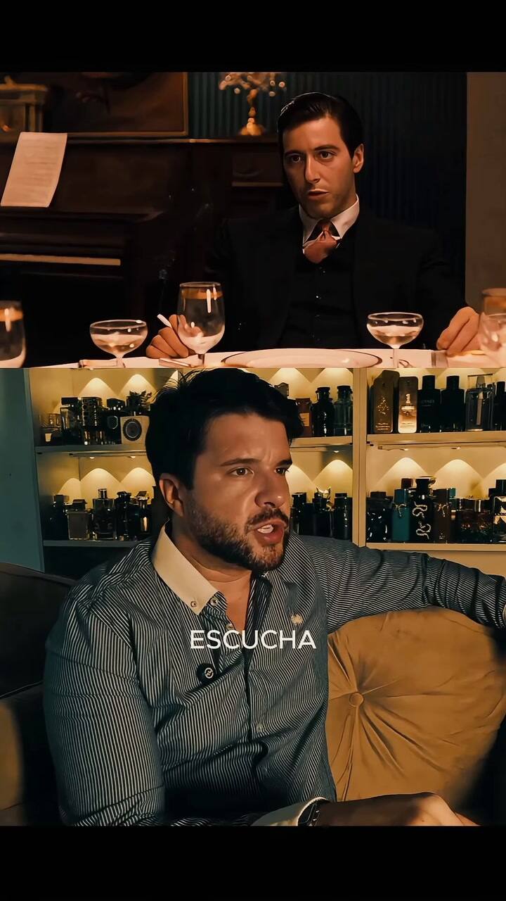 El experto también vinculó la estética oscura y elegante del frasco con la imagen fría y calculadora del protagonista