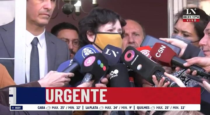 Crimen en Vicente López. La empleada doméstica, tras ser liberada: “Es muy doloroso lo que hizo Martín, si la madre lo está viendo está muy enojada”