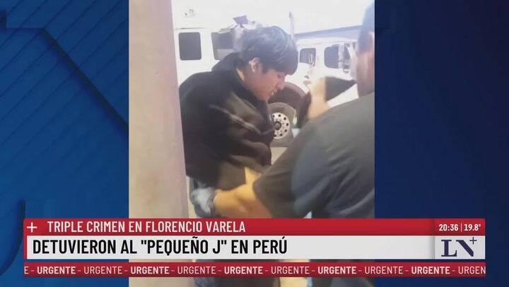 El "Pequeño J", detenido en Perú. La reacción en vivo del abuelo de Brenda y Morena