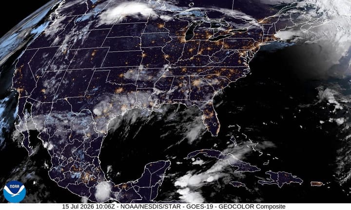 Satélite De La NOAA Hoy