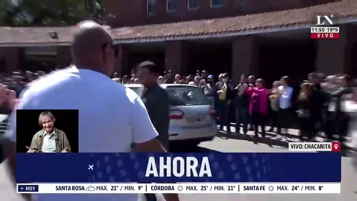 Panam en el último adios a Carlitos