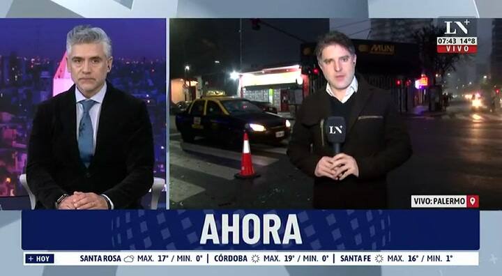 Triple choque en Scalabrini Ortiz y Córdoba